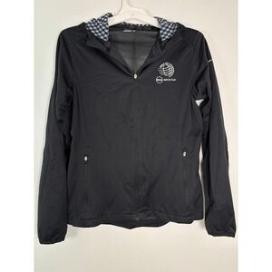 Nike Golf World Golf Championships Dell Match Play Hooded Jacket Black Womens M